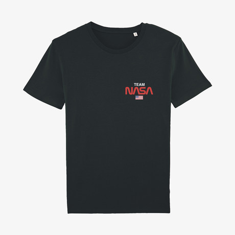 Team Nasa T-Shirt // Black (X-Large)