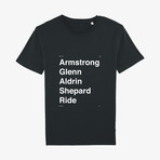 Astronauts T-Shirt // Black (Small)