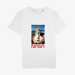 Rocket Nasa T-Shirt // White (XX-Large)