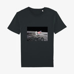 Moon Photograph T-Shirt // Black (Small)