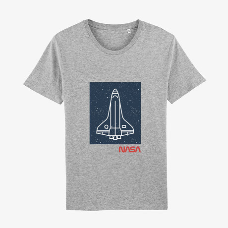 Spaceship T-Shirt // Gray (Small)