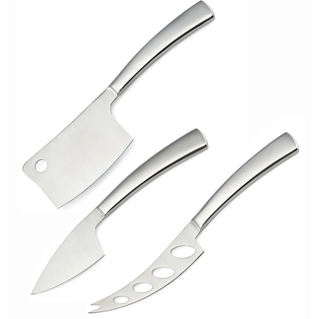 Cheese Knife Set // Stainless Steel // Set of 3