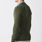 Eric Tricot Cardigan // Olive Green (S)