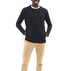 Patch Pocket Sweatshirt // Black (Small)