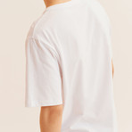 Henley T-Shirt // White (Small)