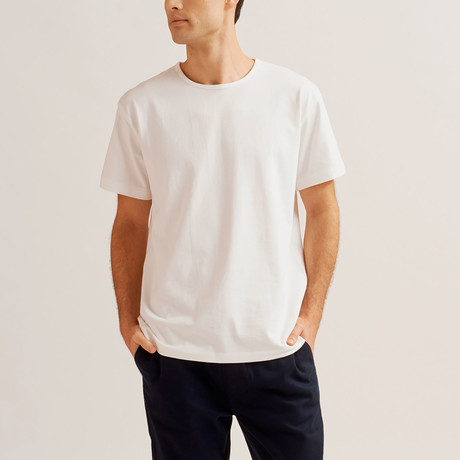 Box-Cut T-Shirt // White (Small)