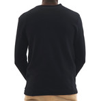 Patch Pocket Sweatshirt // Black (Small)