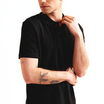 Henley T-Shirt // Black (Small)