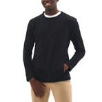 Patch Pocket Sweatshirt // Black (Small)