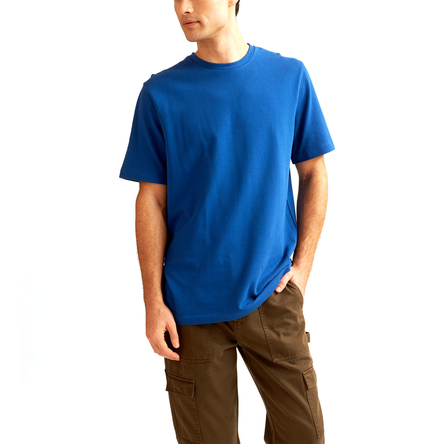 Pique T-Shirt // Egyptian Blue (Small) - Kotn - Touch of Modern