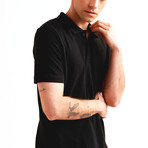 Henley T-Shirt // Black (Small)