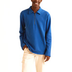 Half-Zip Sweatshirt // Egyptian Blue (Small)