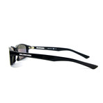 Balenciaga // Unisex Oblong Rectangle Sunglasses // Black