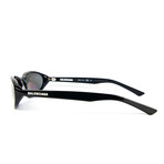 Balenciaga // Unisex Neo Oval Sunglasses I // Black