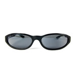 Balenciaga // Unisex Neo Oval Sunglasses I // Black