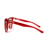 Women's Cat Eye Sunglasses // Red