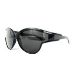 Women's Cat Eye Sunglasses // Black + Gray