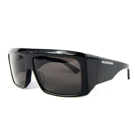 Men's B0002S Rectangle Sunglasses I // Black + Gray