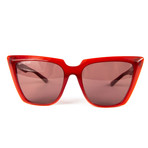 Women's Cat Eye Sunglasses // Red