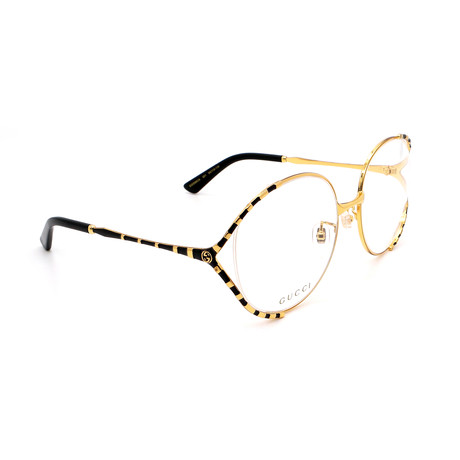Unisex Optical Frames // Gold + Black
