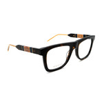 Men's Rectangular Optical Frames // Havana