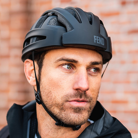 FEND Foldable Helmet // Matte Black (Small)