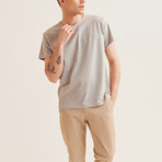 Box-Cut T-Shirt // Heather Gray (Small)