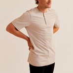 Henley T-Shirt // Oat Melange (Small)