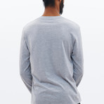 Henley Longsleeve // Heather Gray (Small)