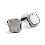 Signature Square Cufflinks // Silver