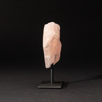 Rose Quartz + Metal Stand