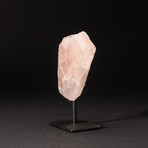 Rose Quartz + Metal Stand