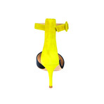 Women's Heels // Camoscio Denim + Mustard (Euro: 35.5)