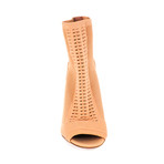 Women's Heeled Boots // Knit Praline (Euro: 35)