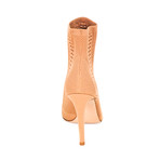 Women's Heeled Boots // Knit Praline (Euro: 35)