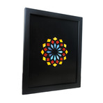 Bold and Vibrant Butterfly Wing Kaleidoscope // Black