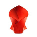 Flux Chair + Chair Pad // Classic Red (Black Cushion)