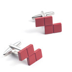 Tetris Cufflink // Red