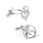 Dolphins Cufflink // Silver