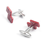 Tetris Cufflink // Red