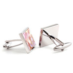 Tiles Cufflink // Pink