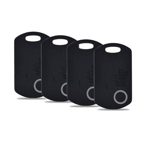 LutiKey Tracker // 4-Pack + 4 Accessory Packs