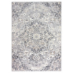 Tuscany 107 Area Rug // Gray + Beige (2'6" x 8')