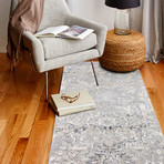 Tuscany 107 Area Rug // Gray + Beige (2'6" x 8')