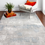 Tuscany 105 Area Rug // Gray + Blue (2'6" x 8')