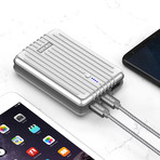 Zendure A3 PD // Crush-Proof Portable Charger // 10,000 mAh (Silver)