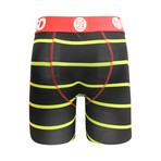 Stripe Underwear // Black + Neon Yellow (2XL)