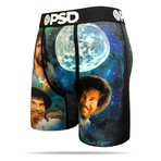 Bob Ross Moon Underwear // Black (M)