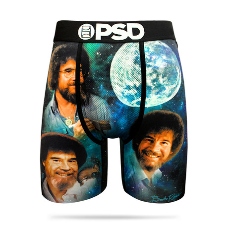 Bob Ross Moon Underwear // Black (S)