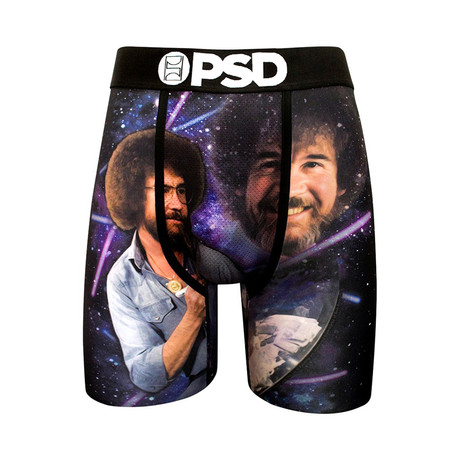 Laser Bob Ross Underwear // Black (S)